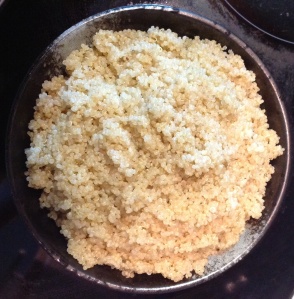 Cooked quinoa 